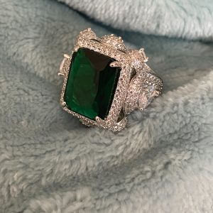 Green Tourmaline Statement Cocktail Ring